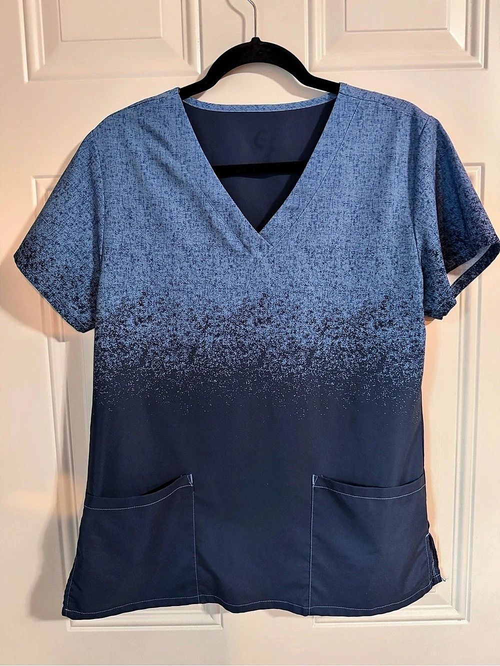 Blue Scrub Top Medium